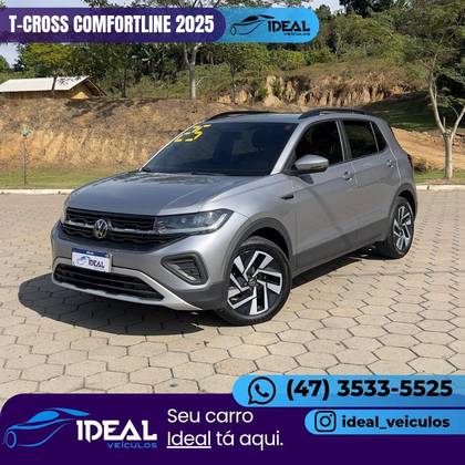 VOLKSWAGEN T-CROSS 1.0 200 TSI TOTAL FLEX COMFORTLINE AUTOMÁTICO VOLKSWAGEN T-CROSS 1.0 200 TSI TOTAL FLEX COMFORTLINE AUTOMÁTICO